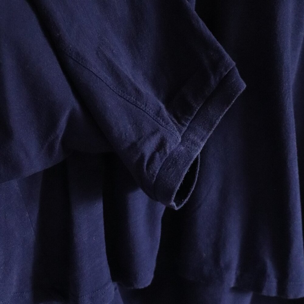Aerie Women's Blue XS Slouchy‎ Oversized Lightweight Cotton Relaxed T-Shirt Top - Picture 7 of 12